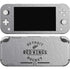 NHL Detroit Red Wings Black Text Nintendo Switch Lite Skin
